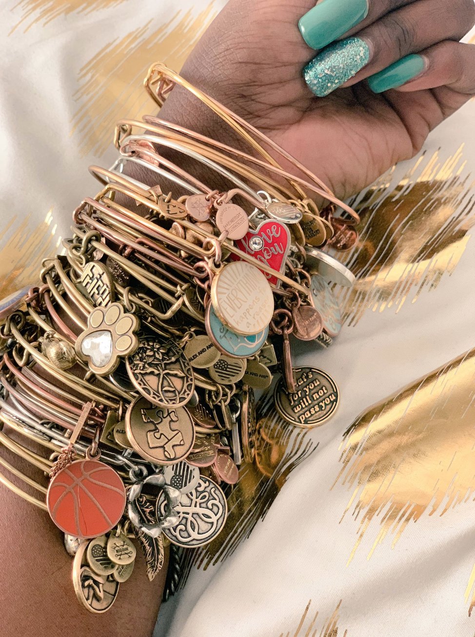 Alex and ani stacked bracelets online