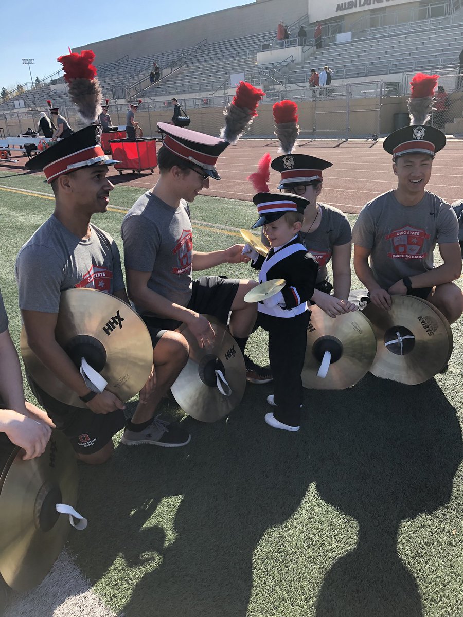 Thank you J Row! <a href="/TBDBITL/">The Ohio State University Marching Band</a> <a href="/brookenicolina/">Brooke Dixon Mertz</a> #rosebowl #rehearsal