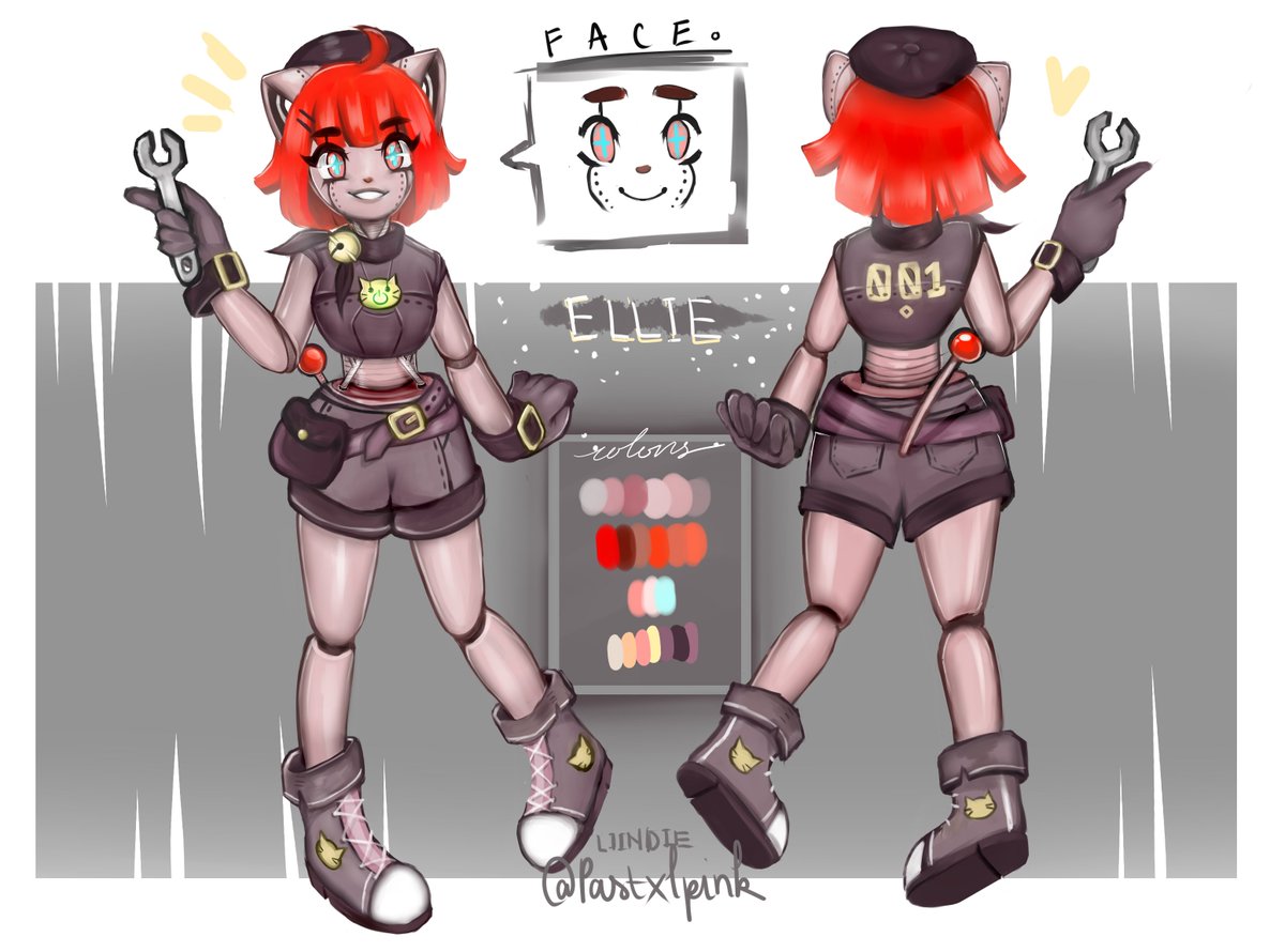 ヅ On Twitter Hello A Mechanic Robot Cat Girl Is My Entry And Her Name Is Ellie She Invents And Fixes Things Up For Ya I Had So Much Fun - roblox mechanic