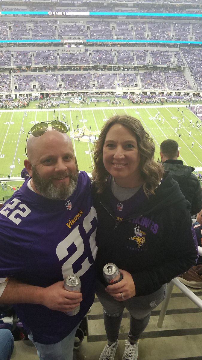 thopkins33's tweet photo. Love his love for this team! #skol https://t.co/T2St65FRH3