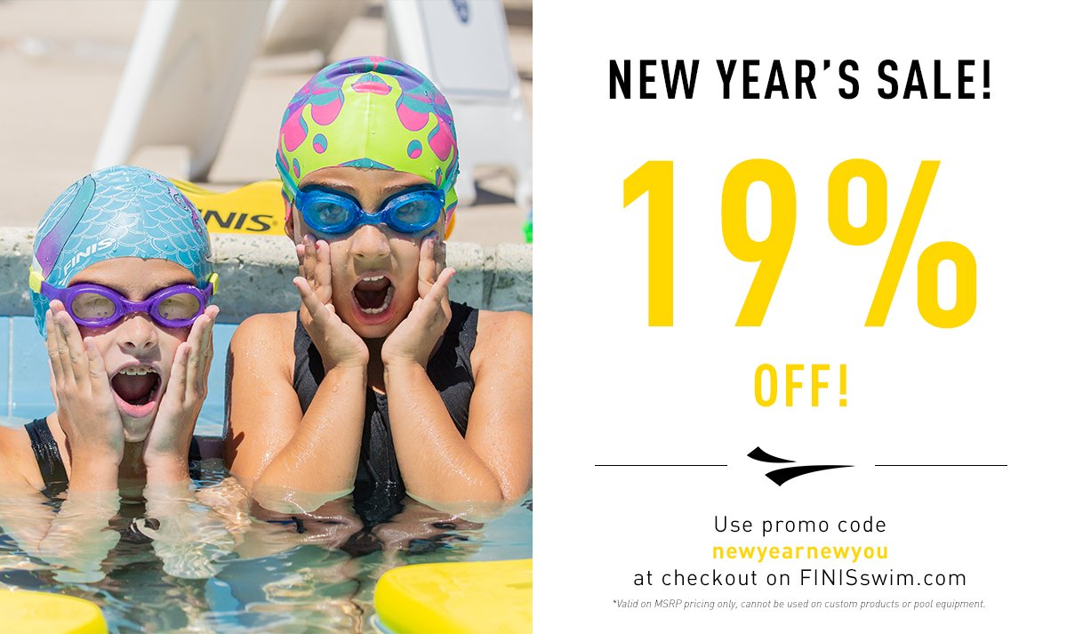 FINISMermaid's tweet photo. Start off the New Year off right 19% off at https://t.co/hzIMg5jrNG with promo code newyearnewyou! *Valid on MSRP pricing only. Cannot be used on custom products or pool equipment. Sale ends January 2, 2019. Discount not applicable to prior purchases. https://t.co/JXGEhd6w4j