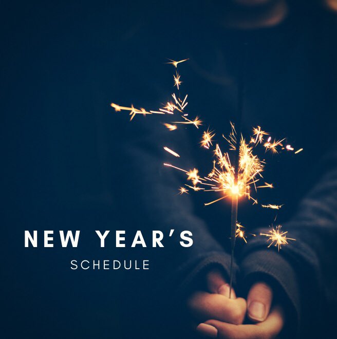 tdmottawa's tweet image. Four opportunities to sweat with us on New Year’s Eve. Closed New Year’s Day. Wishing everyone a magical start to 2019. 🥂💥 #doitdailey