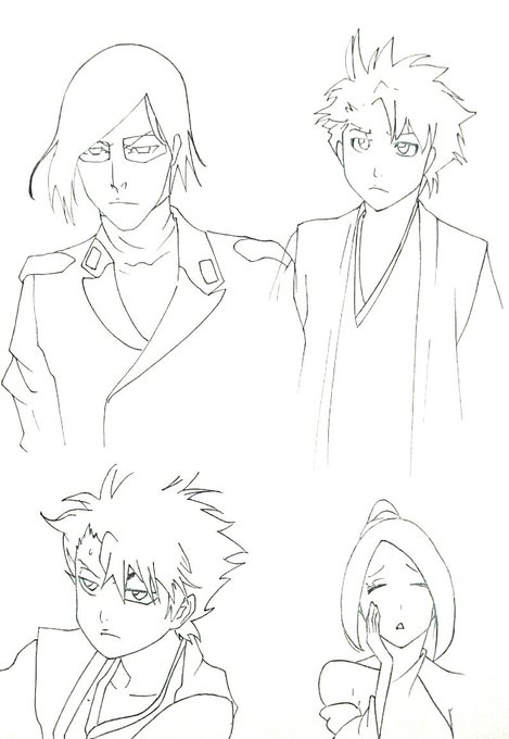 BLEACHの模写練習その2です!!! 