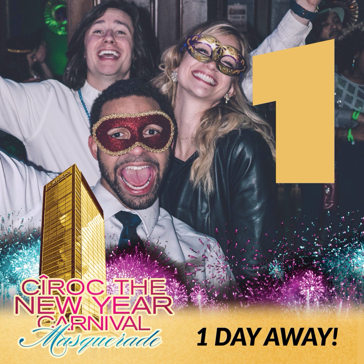cirocthenewyear's tweet photo. 🎉🎉 1 DAY AWAY! 🍾🍾

Less than 50 TICKETS remain!  This is your last chance!

🎟 —> https://t.co/eizn3oPM0e https://t.co/iHOXrDJTkU