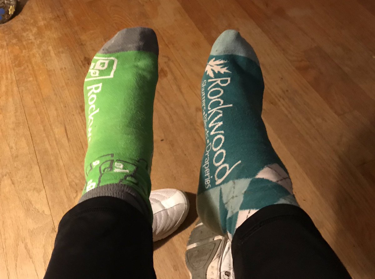 Fortunately my customer didn’t ask me to take my boots off! 😆😂🤣