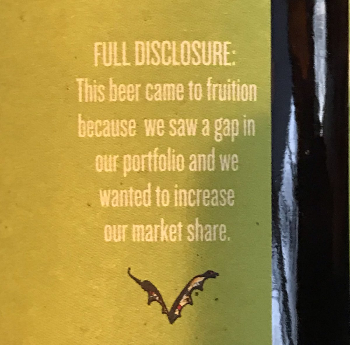 claykilber's tweet photo. Well played @FlyingDog #thankyouforyourhonesty https://t.co/WEYlpGHHeB