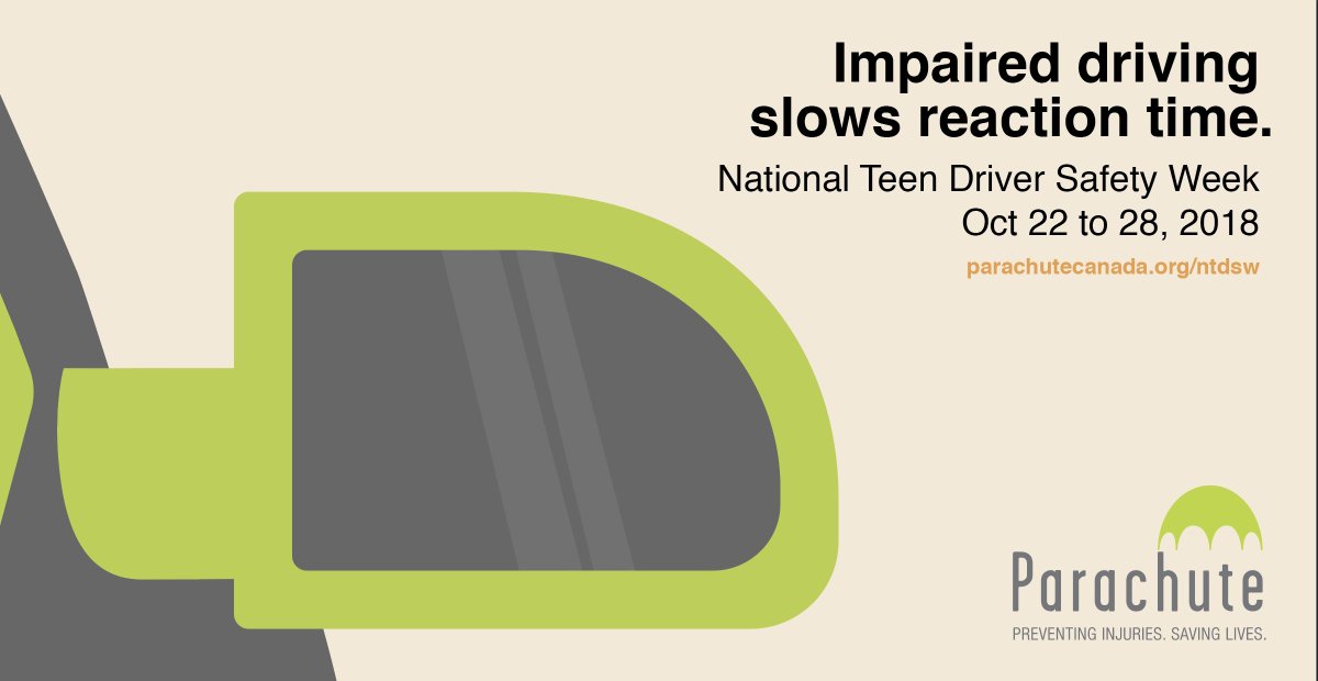 parachutecanada's tweet photo. #12DaysofCampaigns ✅ #KnowWhatImpairedMeans - an awareness campaign around #druggeddriving. Don’t drive while impaired – and that includes after using #cannabis. https://t.co/lQyYnNtiMc #NTDSW2018 https://t.co/5RYloFlCQU