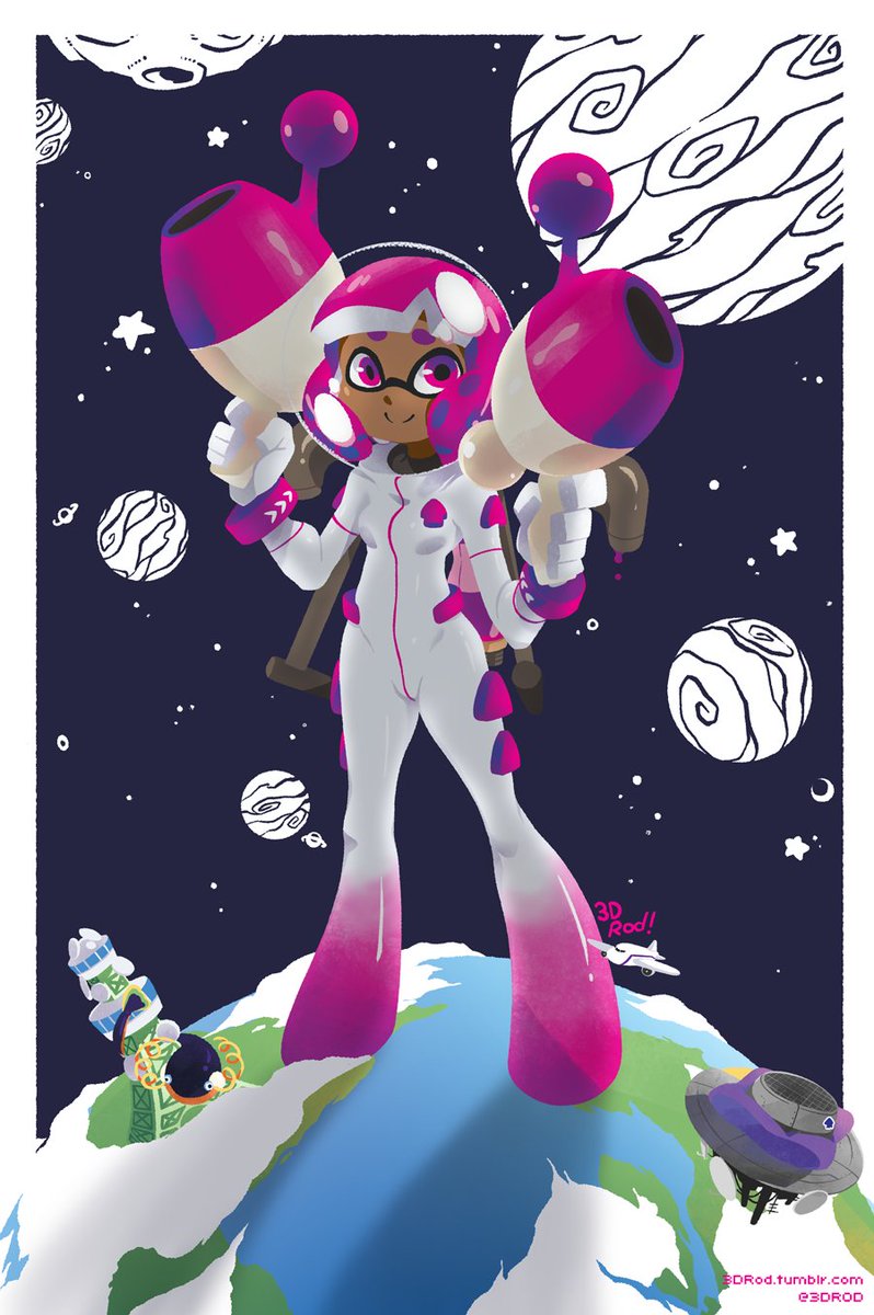 SpaceSuitInk's tweet image. "My name is Kira and not only do I wear a space outfit everyday but I also really aspire to be one of the first inklings to go in space!"

🦑Not new to RP
🦑New character
🦑Also known as the latex inkling, bunny inkling and scuba inkling
🦑RT Please?

Art by 3DRod