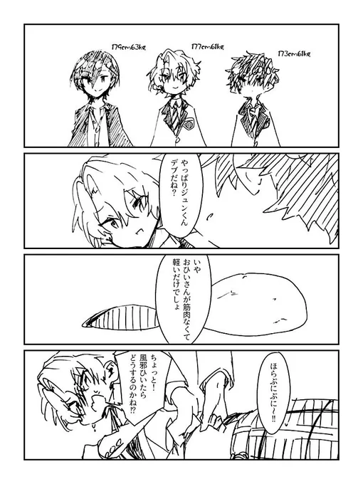 【あんスタ】身長と体重(Lilith/漣ジュン+巴日和) 