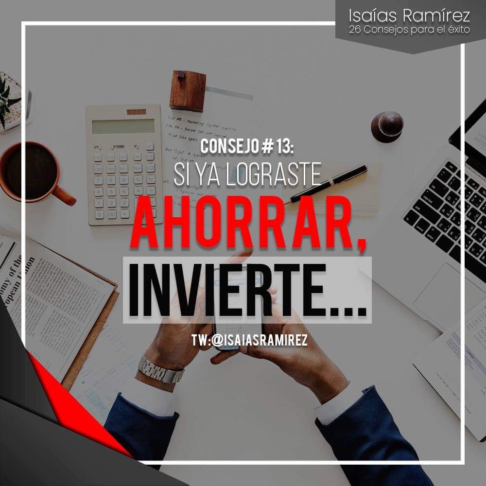 isaiasramirez's tweet photo. 26 Consejos para el éxito personal! Descubre la forma de encontrar la libertad financiera! #FinanzasPersonales #CompraTuDepa https://t.co/6HpP7TDgnY