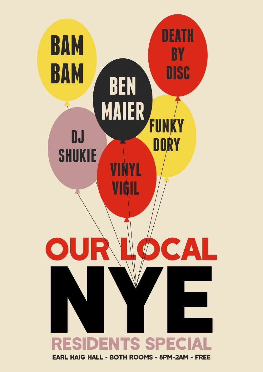 Tomorrow Night we’re playing the NYE Residents Special <a href="/EarlHaigHall/">Earl Haig Hall</a> between 9-10pm free entry #vinylvigil #crouchend #vinyl #60s #70s #NYE