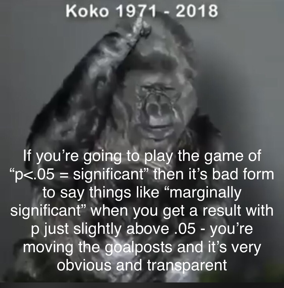 Koko The Gorilla Quotes Stuart Ritchie 🇺🇦 On Twitter: "Beloved Gorilla Koko, Famous For Learning  American Sign Language, Passed Away At 46. This Is Her Last Message To  Humanity... Thank You To Everyone Who Has Retweeted