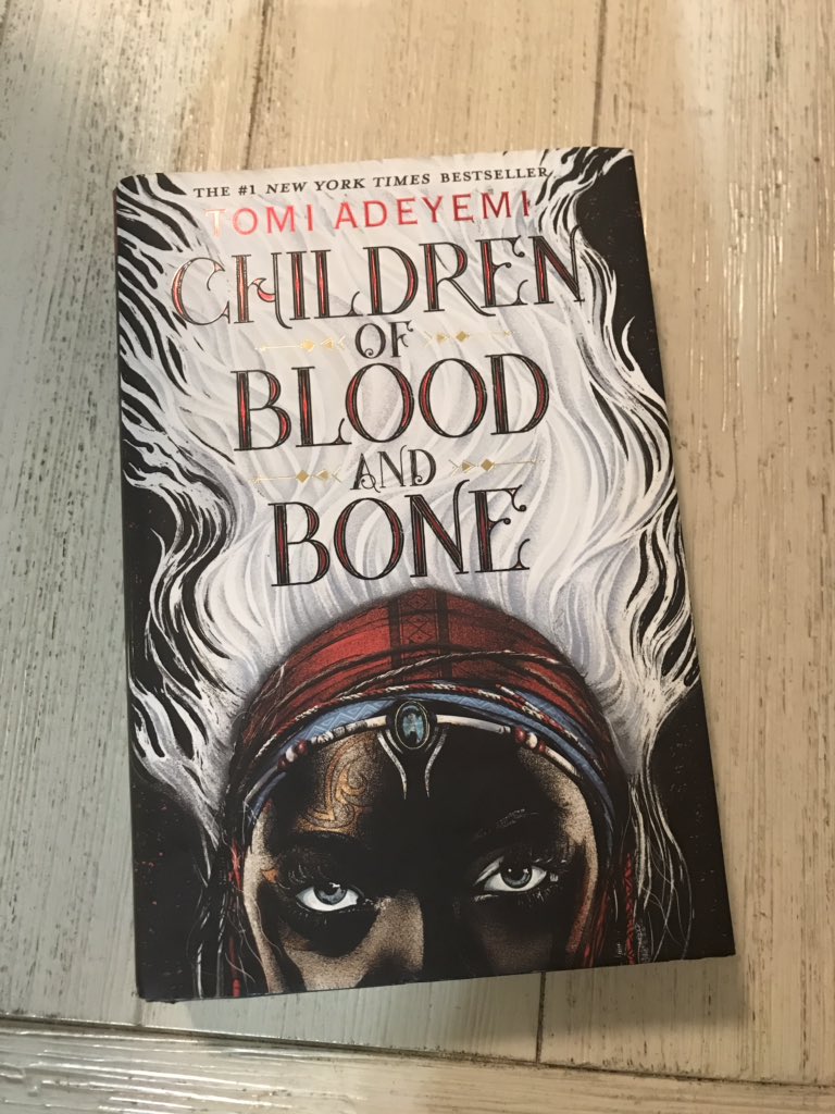 What a read! Children of Blood and Bone by <a href="/tomi_adeyemi/">TOMI</a> was an edge of your seat thriller. The action, the romance, the characters...it all just connects. I couldn’t put it down. My kids will love. How are we supposed to wait for the next two? #SparksInTheDark <a href="/BookThursdays/">Third Thursdays Book Club</a>