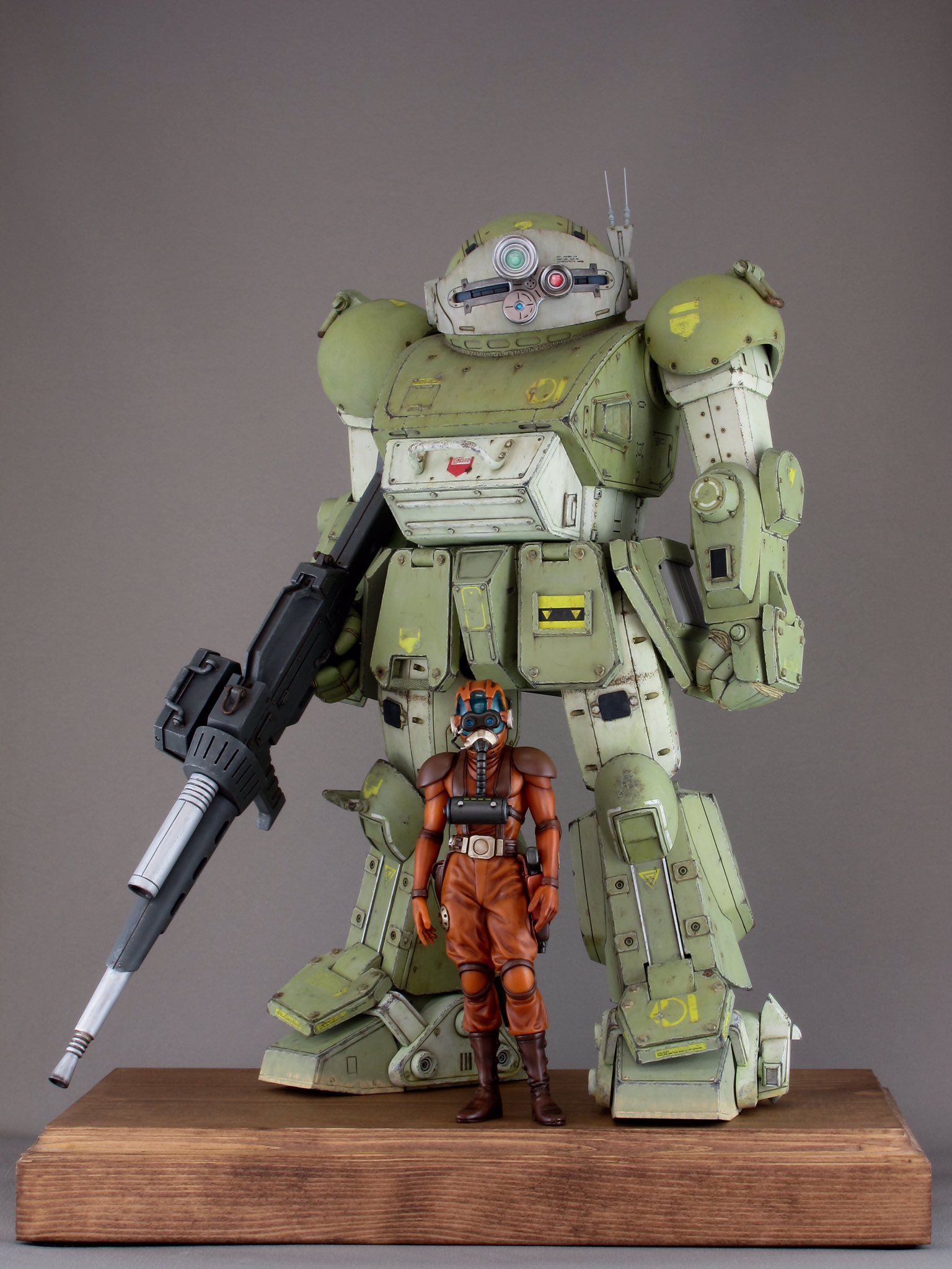 Daiten やまと 1 12 スコープドッグ ボトムズ乗り Pvcフィギュア に軽くスミ入れしたので記念撮影 ボトムズ スコープドッグ T Co Pxl3wyhcxb Twitter