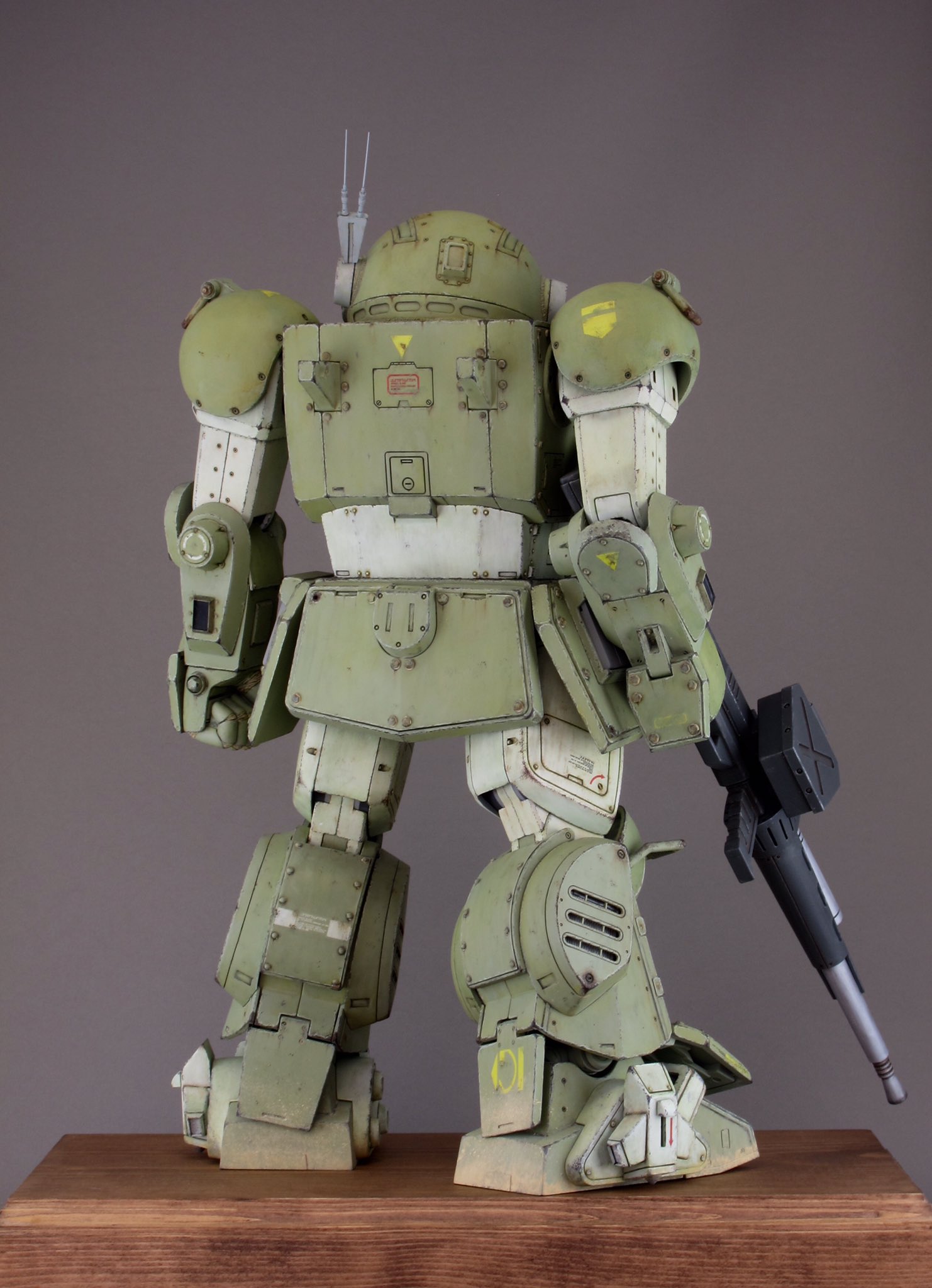 Daiten やまと 1 12 スコープドッグ ボトムズ乗り Pvcフィギュア に軽くスミ入れしたので記念撮影 ボトムズ スコープドッグ T Co Pxl3wyhcxb Twitter