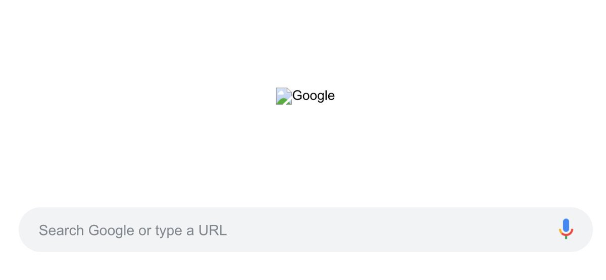 Google's broken-image doodle, 13/30/2018