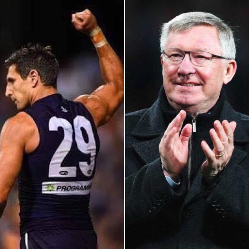 Happy Birthday Matthew Pavlich and Sir Alex Ferguson... Two GOATs for their respective clubs 