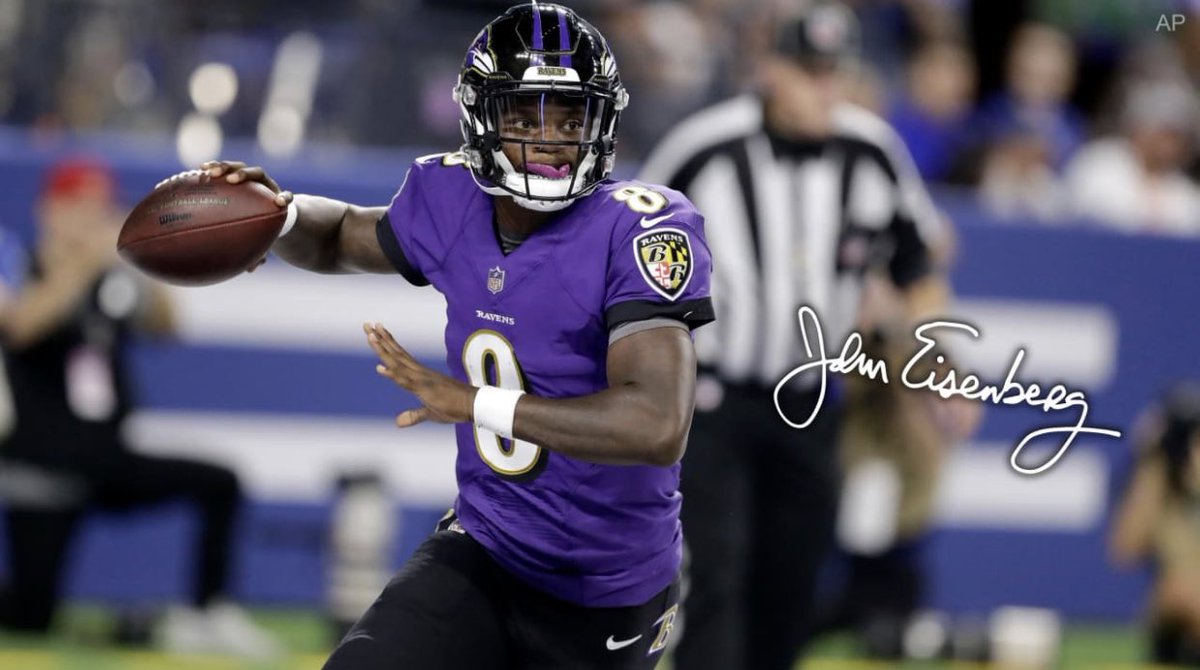 JfromONEPOTATO's tweet photo. βPlay receiverβ they said...
βHe wonβt be a NFL QBβ they said...
βHe wonβt startβ they βHeβs an athlete not a QBβ they said....
Congratulations to Lamar Jackson @Lj_era8 and the Baltimore Ravens!!! #divisionchamps
Rumble young Lion!!!! #issaNewera https://t.co/rTkAMNsVgE