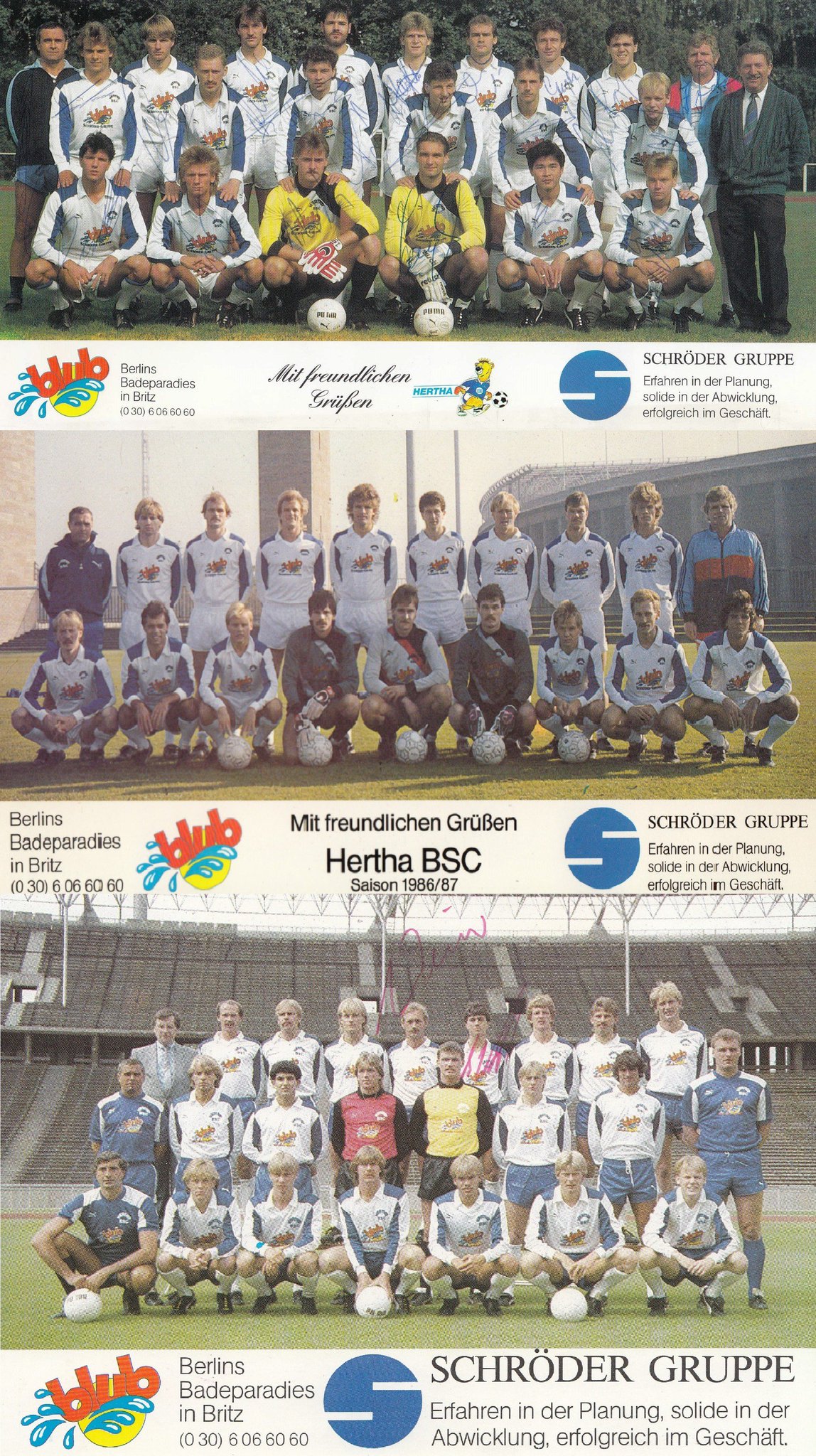 Hertha Bsc Museum 1892 On Twitter Das Blub War Von 1985 1986 Bis 1987 1988 Der Trikotsponsor Von Herthabsc Hahohe Herthabsc Herthamuseum Https T Co 49dv4s26yh