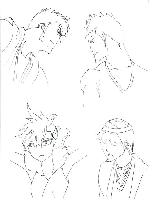 BLEACHの模写練習その4です～! 