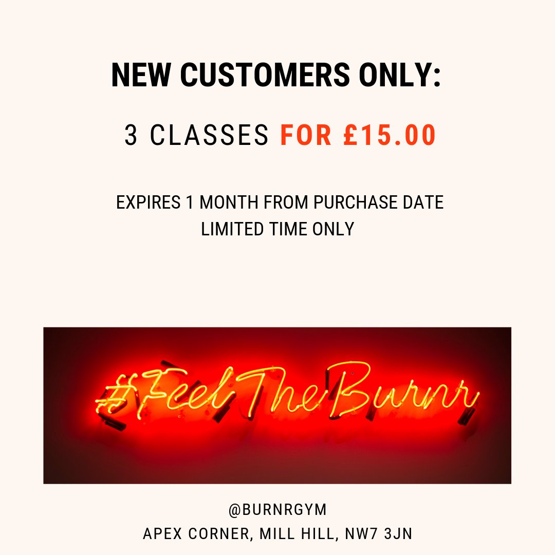 🚨NEW YEARS #SALE🚨
Too many treats over the last few weeks? Time to BURN them off and start your 'New Year, New Me' TODAY! 
#FeelTheburnr with 40% Off EVERYTHING - LIMITED TIME ONLY💥
burnrgym.co.uk