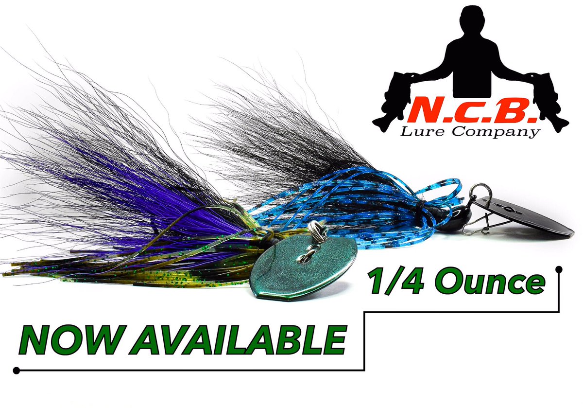 NCB_LureCo's tweet image. #12DaysOfNCB Day 5:
Quarter ounce Hybrid Vibes are now available! This lure now comes in a total of 3 sizes and 23 color variants.