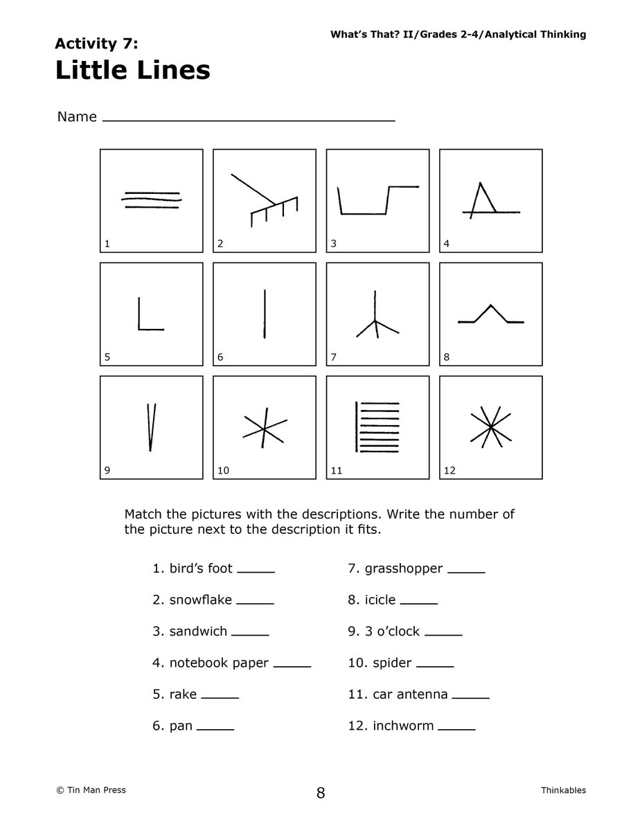 TinManPress's tweet photo. Our "What's That?" Thinkables activity packets are a great resource for honing analytical thinking skills. Here's a free sample from "What's That? II."

https://t.co/r7TBMgsYZx https://t.co/q2fXkWtuPE