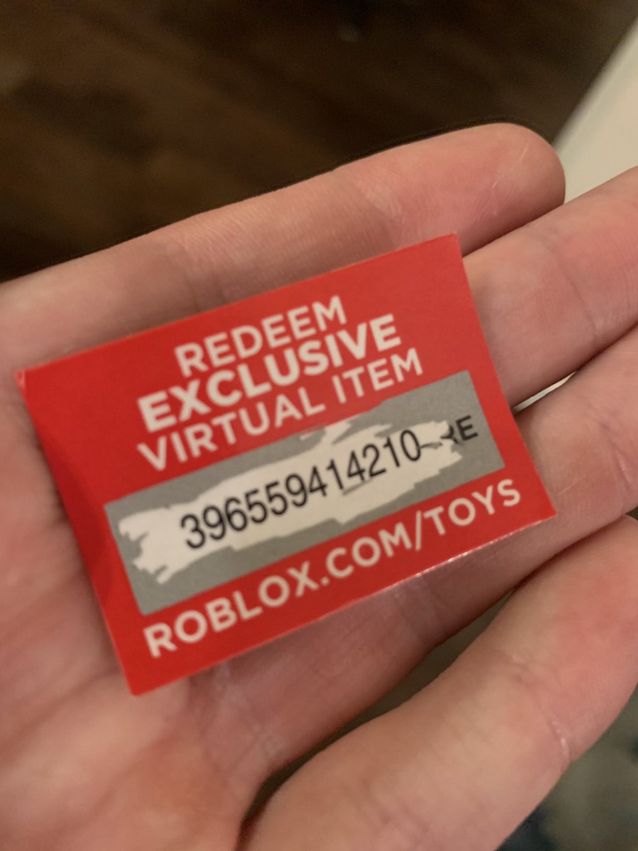 Redeem Roblox Virtual Item Codes