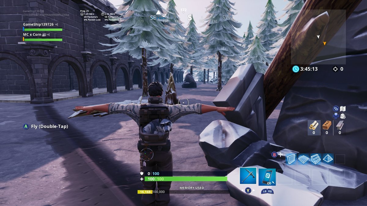 cornism1's tweet photo. COLD COLOSSEUM: We created a snowy coliseum. We put chests as a reference but no ammo boxes. We put in a forest for plenty of mats and for aesthetic purposes. We put lots of work into it and hope you consider it. @FortniteGame @EpicGames #FortniteBlockParty https://t.co/TtgpaUkWl6