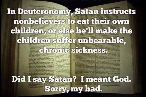 The Biblical God is worse than Satan.

#atheist #gods #truth