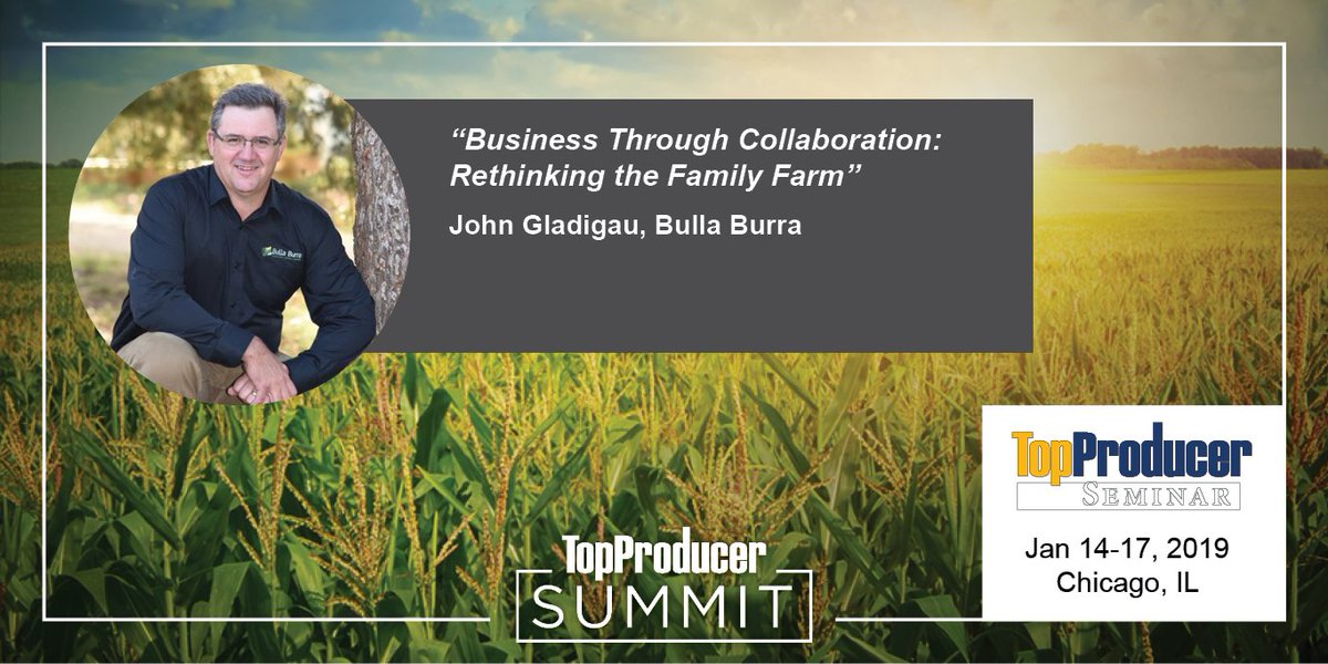 johngladigau's tweet photo. Excited to be heading off to Chicago in a couple weeks to present at #topproducersummit on #collaborativefarming. Always great to meet and network with leading farmers who challenge and inspire. #bullaburra #topproducer #mightneedwinterwoolies https://t.co/Vvm9WrFthG