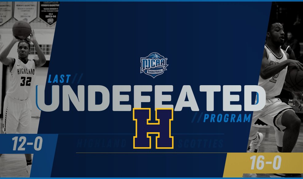 NJCAABasketball's tweet photo. A day away from 2019... and there's just ☝️ #NJCAABasketball program remaining with both their men's and women's teams unbeaten on the season! https://t.co/l12FkOW4Ly