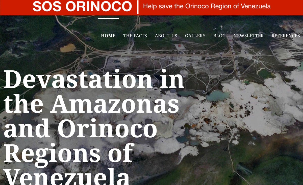 SOSOrinoco's tweet photo. For detailed information on the human &amp; environmental destruction South of the Orinoco River &amp; relinquishing of Venezuelan national sovereignty to the #ELN by @NicolasMaduro, see https://t.co/FXgGjkxHyQ y #StoryMap Canaima: Patrimonio Mundial en Peligro https://t.co/2GWbdqc2P2 RT https://t.co/xkklqiyenp