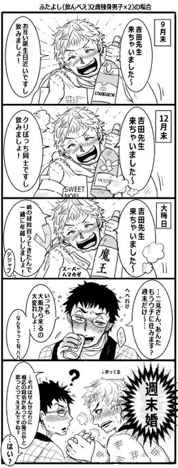 様子のおかしい二見先生の二吉

描き納めです よいお年を～ 