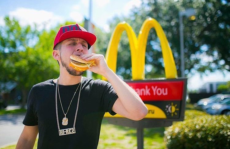 HiRezTheRapper's tweet photo. We just hit 500 MILLION total views on my McDonald’s rap...that’s 1/14th of the whole world WTF! we made history. it’s been a few years, should I do another fast food rap? 😳🤨 https://t.co/AZqyzFgO3L
