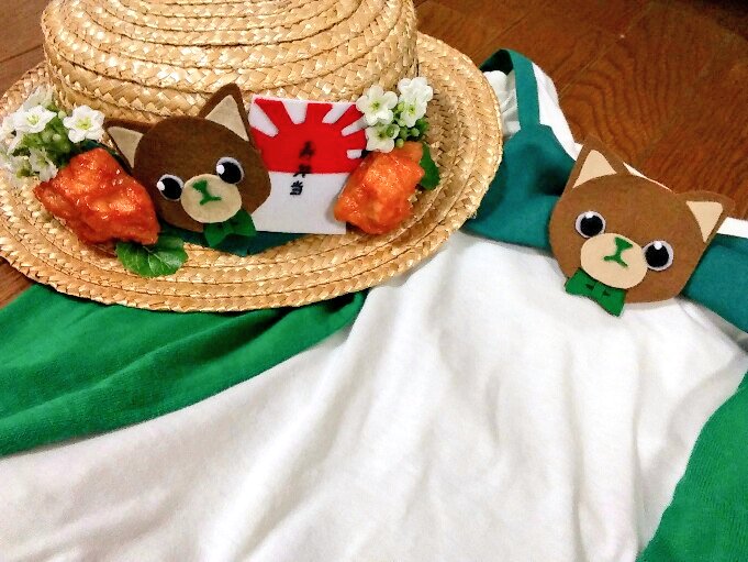 sono_no's tweet photo. 今年はファンミ💛とカルライ2nd💚でプリキャモチーフ🐈🐈

6th(昨年)から時系列に並べると
段々と顔を作り慣れてきた感はある🐱www

#プリンスキャット
#うたプリ手芸部 https://t.co/g2QLThcwP1