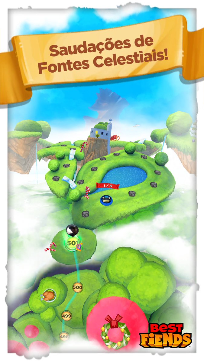 Que venha a fase Fontes Celestiais no #BestFiends - Baixe GRÁTIS - download.BestFiends.com via <a href="/bestfiends/">Best Fiends</a>