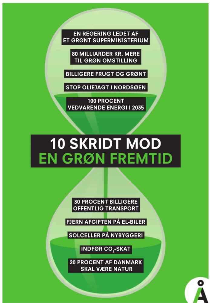 alternativet_'s tweet photo. Kära @GretaThunberg, vi har lösningarna 💚#klimatstrejk #schoolstrike4climate #FridaysForFuture #rebeltosurvive #klimastrejke #ExtinctionRebellion #dkpol #dkgreen #derforuffe #grøngrønnerealternativet #climateaction https://t.co/YyseAcXffs
