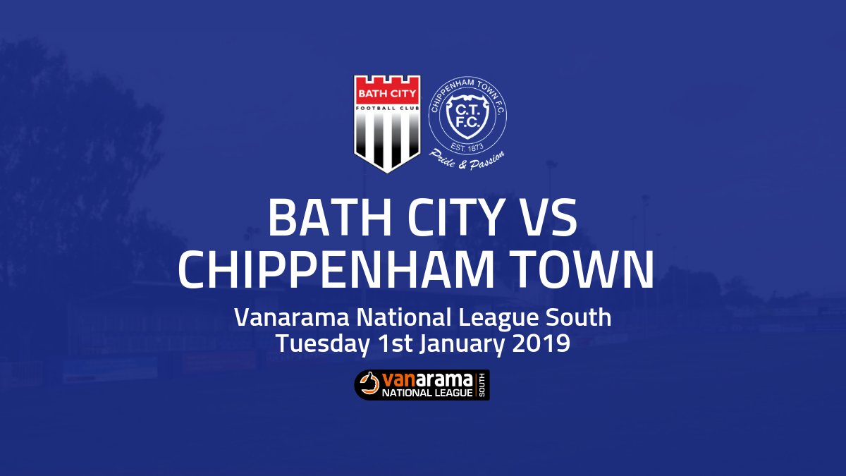 ChipTownFC's tweet photo. TOMORROW! ⚽️
It's time for Part 2 of the #A4Derby.
We travel to Twerton Park to take on Bath City in the National League South.
Kick off: 3pm
#BATCHI #BlueArmy https://t.co/jREqhrb0Ef