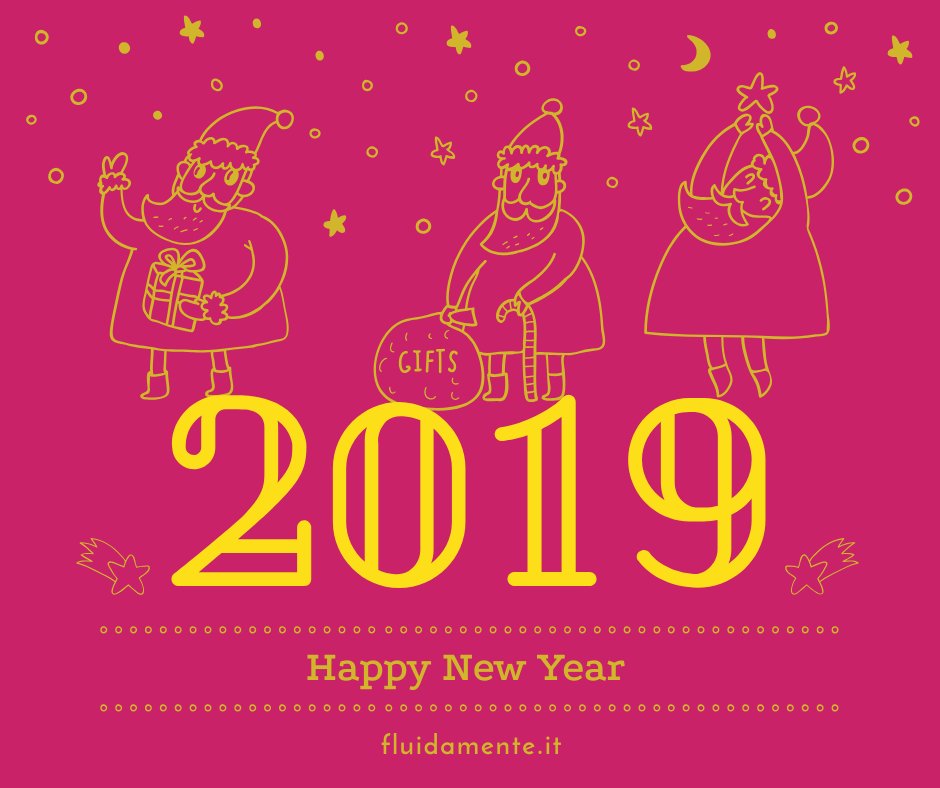 🥳Il nuovo anno è alle porte!
Tutto lo staff di #Fluidamente vi augura di vivere 365 giorni fluidi di felicità e prosperità!