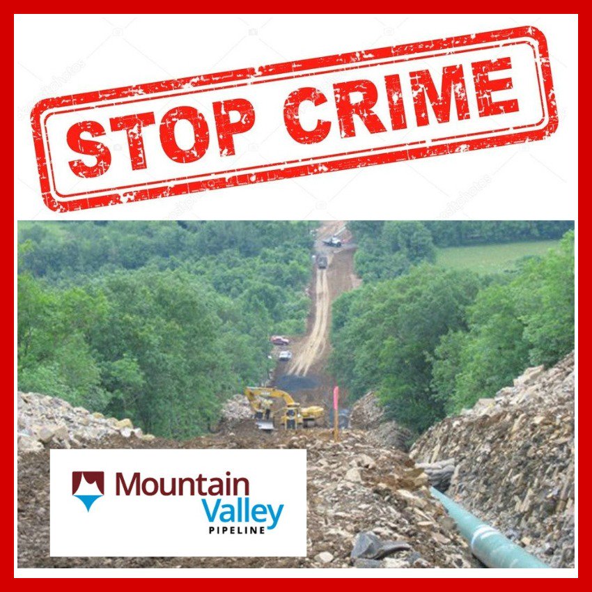 StopPipelines's tweet photo. @MarkHerringVA has charged #MVP with hundreds of environmental violations. A $4 million suit charges MVP with “malice, ill will and a conscious disregard” toward volunteer observers. https://t.co/3M0Zm9NNmR. Protect SWVA from #PipelineScam #StopWorkNow #NoNeedJustGreed #NoMVP https://t.co/L9eFj9xSCX