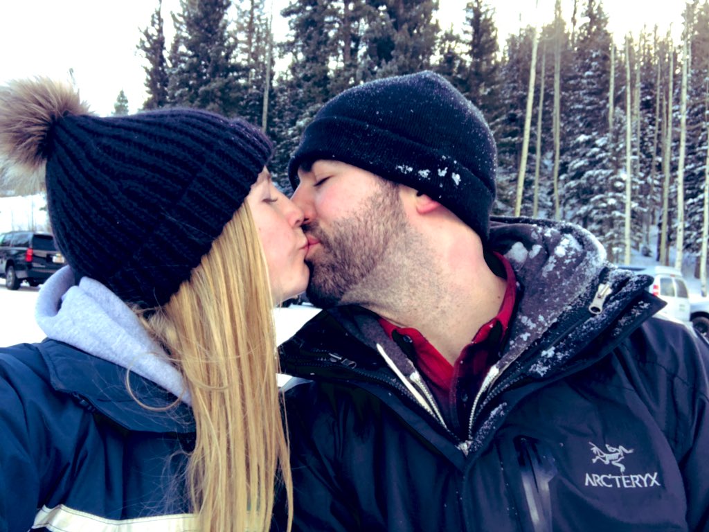 WhitneyWh's tweet photo. I may not be able to jump the snowmobile like @robbie_good1  but at least we all had a blast 💕 https://t.co/mB4oeGQcNm