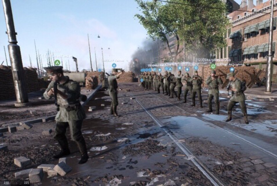 123rd_Infantry's tweet photo. Formation down road of Rotterdam. Testing the waters in Public matches https://t.co/Uo6IenQJD9
