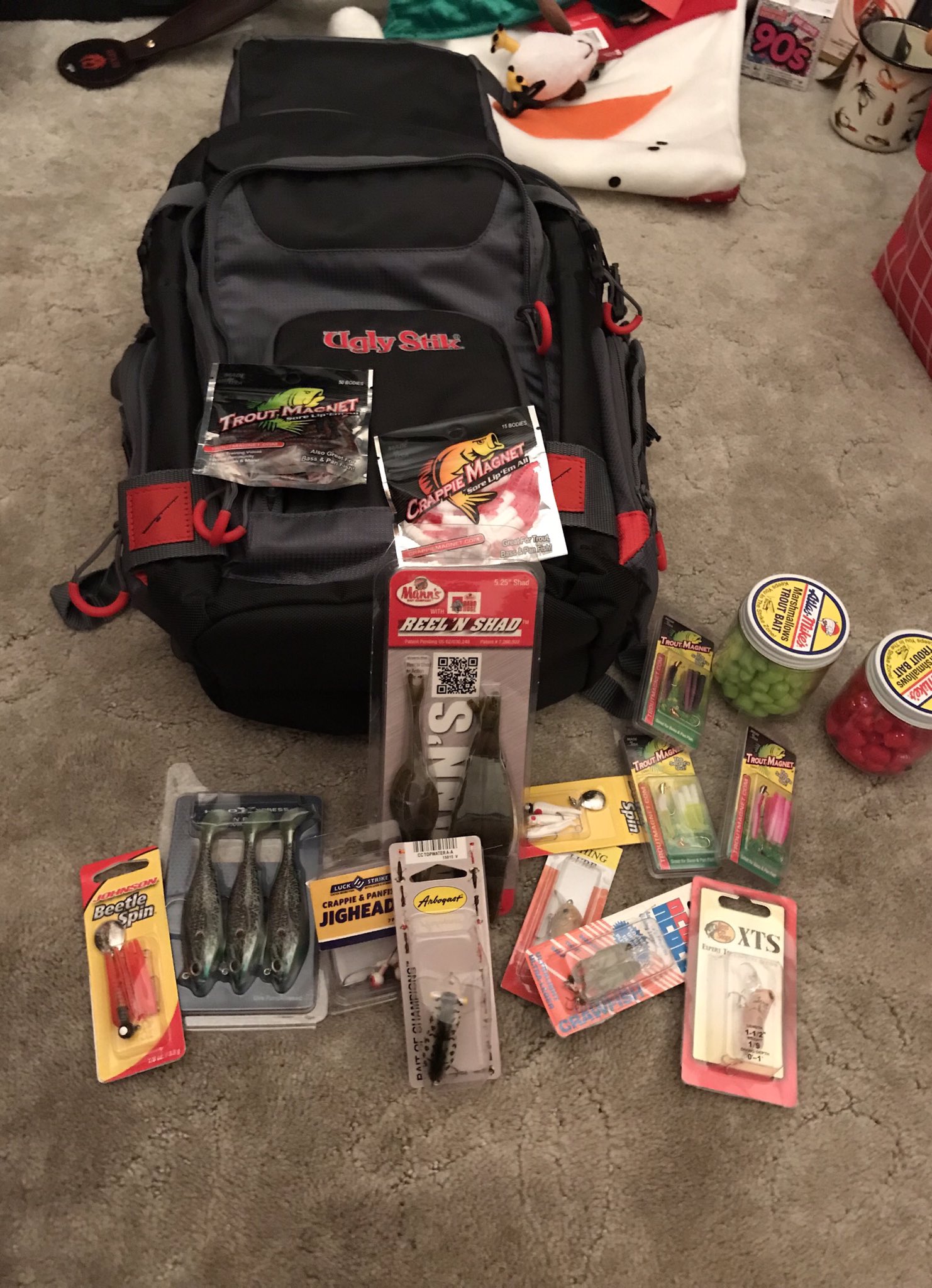 Ugly stik tackle backpack top