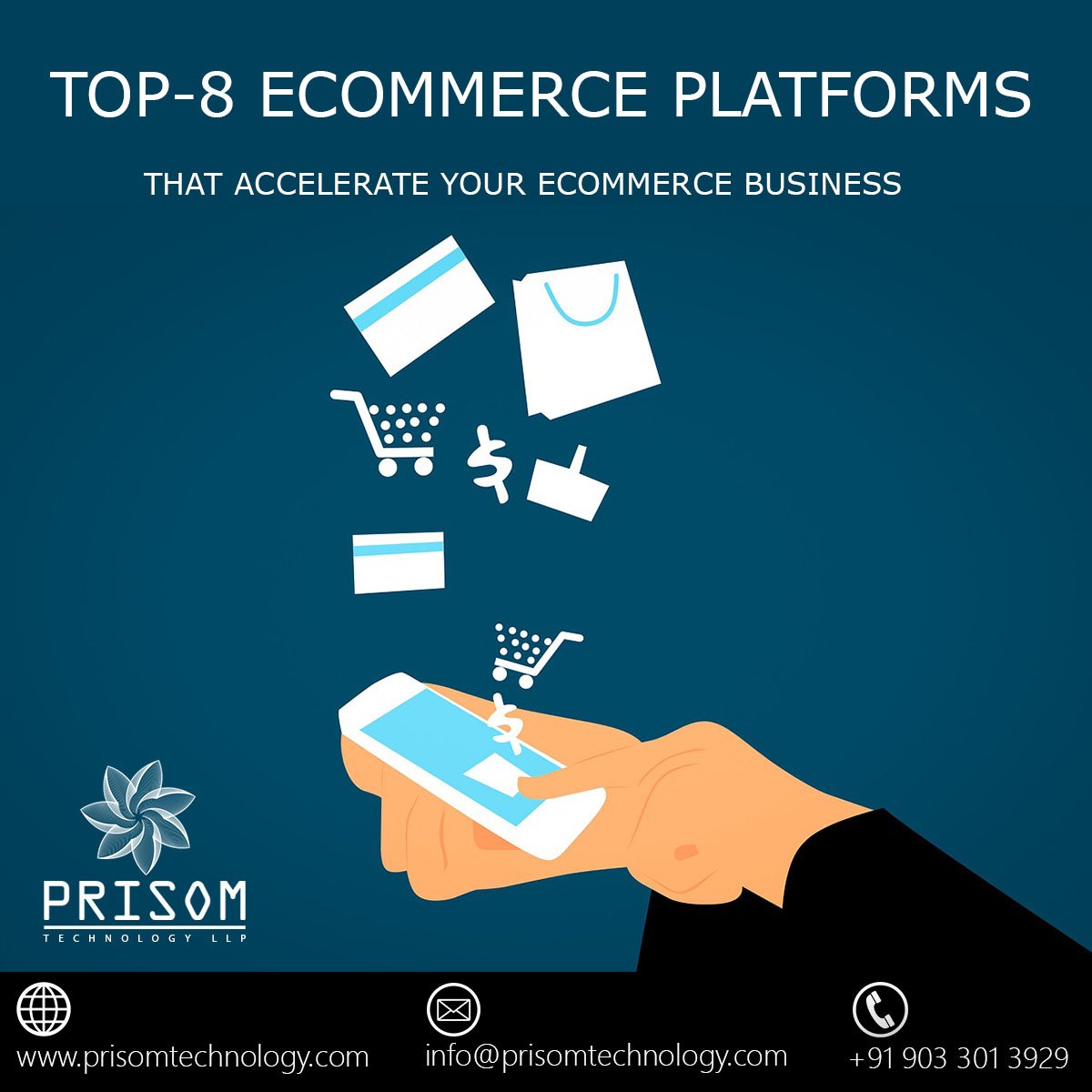 LlpPrisom's tweet photo. Choose #ecommerce2018 Platform for your #business : https://t.co/hUDwBIVPcV #ecommerceplatform #onlineshopping #ecommercewebsite #digitalwallets #MAGENTO #YOKART #bigcommerce #woocommerce #wix #onlineboutique #reseller #resellercommunity #ecofriendly #ecommercebusiness https://t.co/s0ksYmykOJ