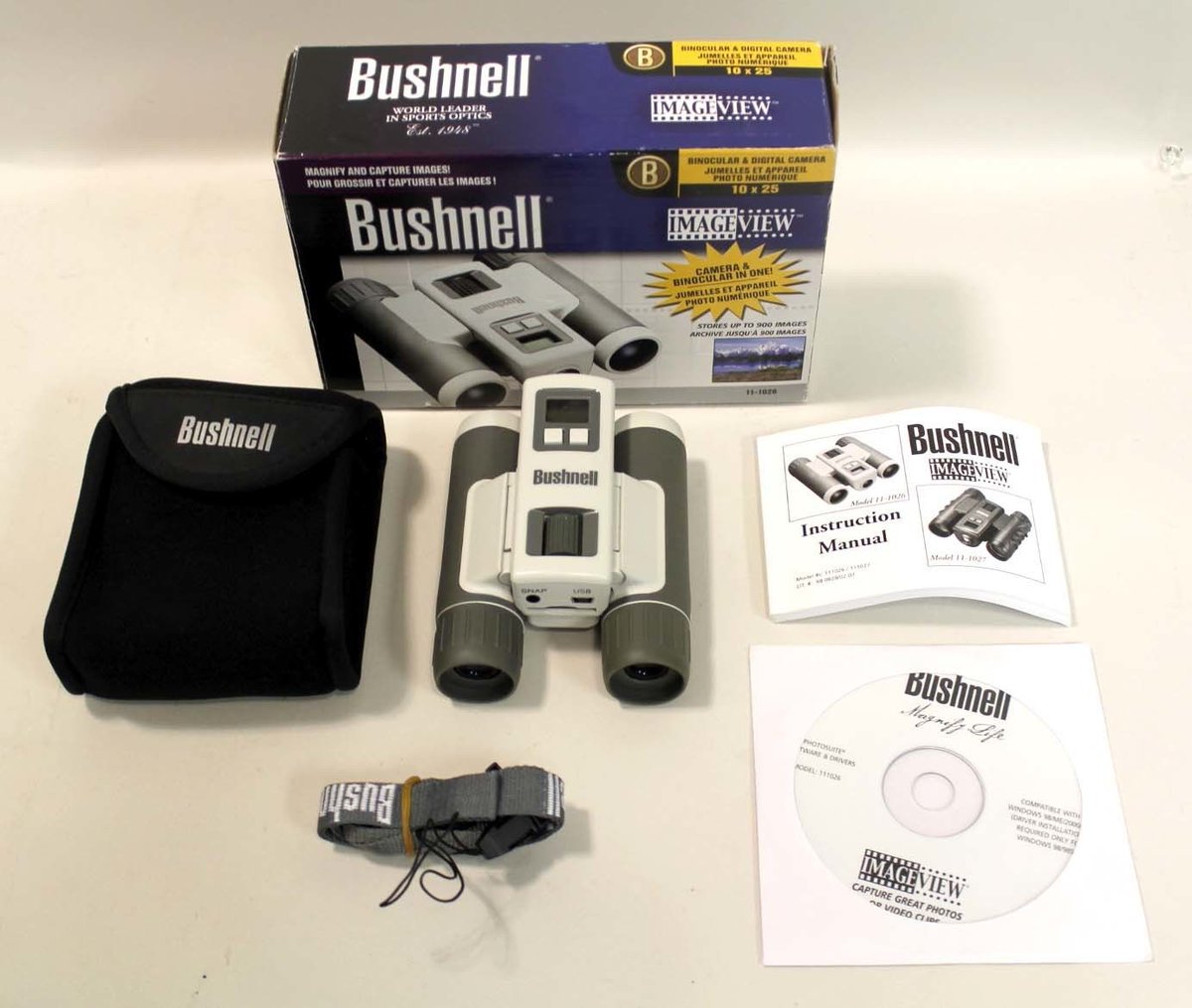 Bushnell ImageView 10x25 Binocular & Digital Camera 11-1211 #Bushnell #BinocularDigitalCamera