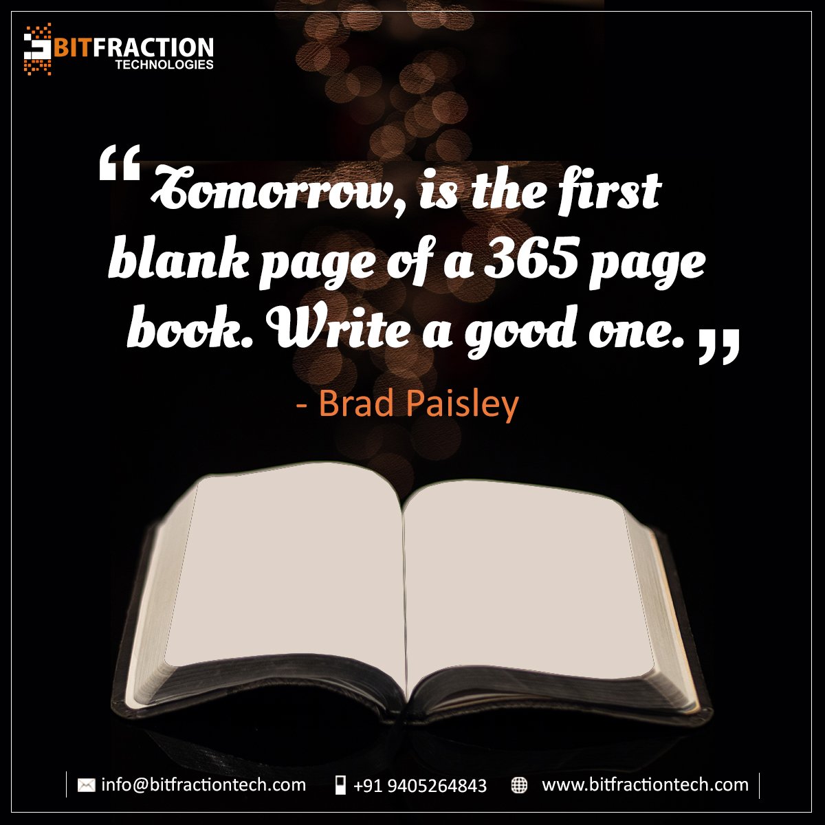 BitfractionTech's tweet photo. #quotesoftheday #HappyNewYear2019 #MondayMorning #MondayMotivation #bitfractiontech #HappyNewYear https://t.co/K37y9gQOrC