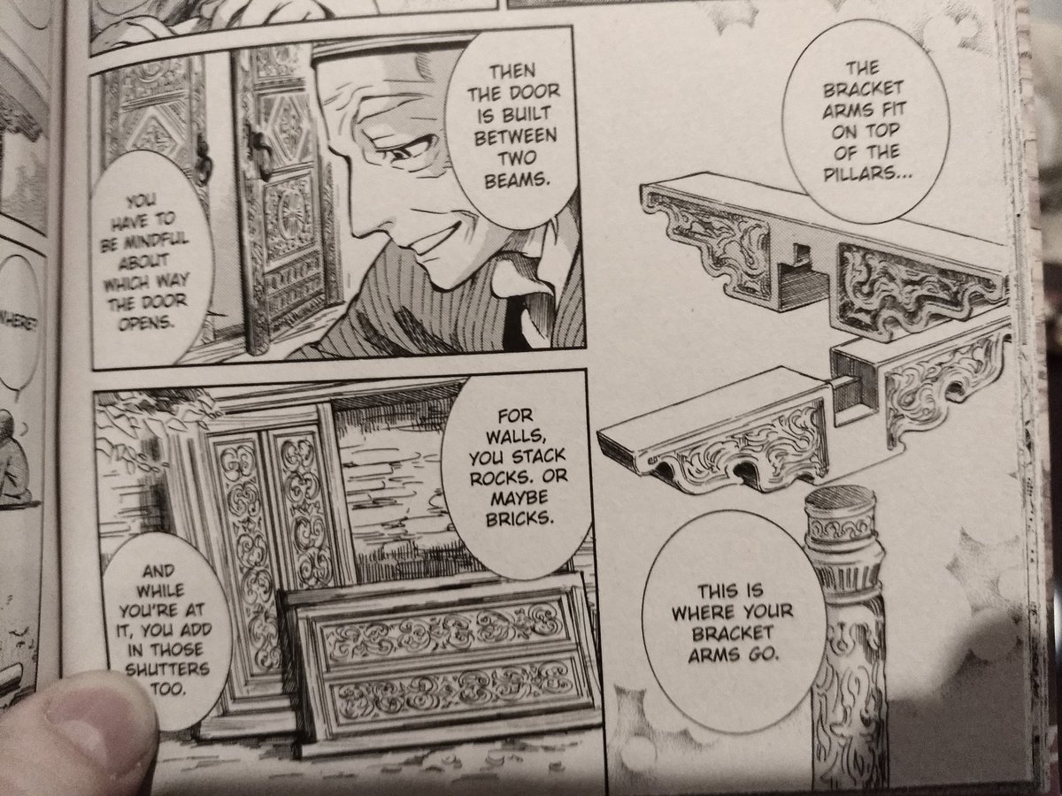 Also, I love the educational asides we'll get in books like this and Usagi Yojimbo and Golden Kamuy.