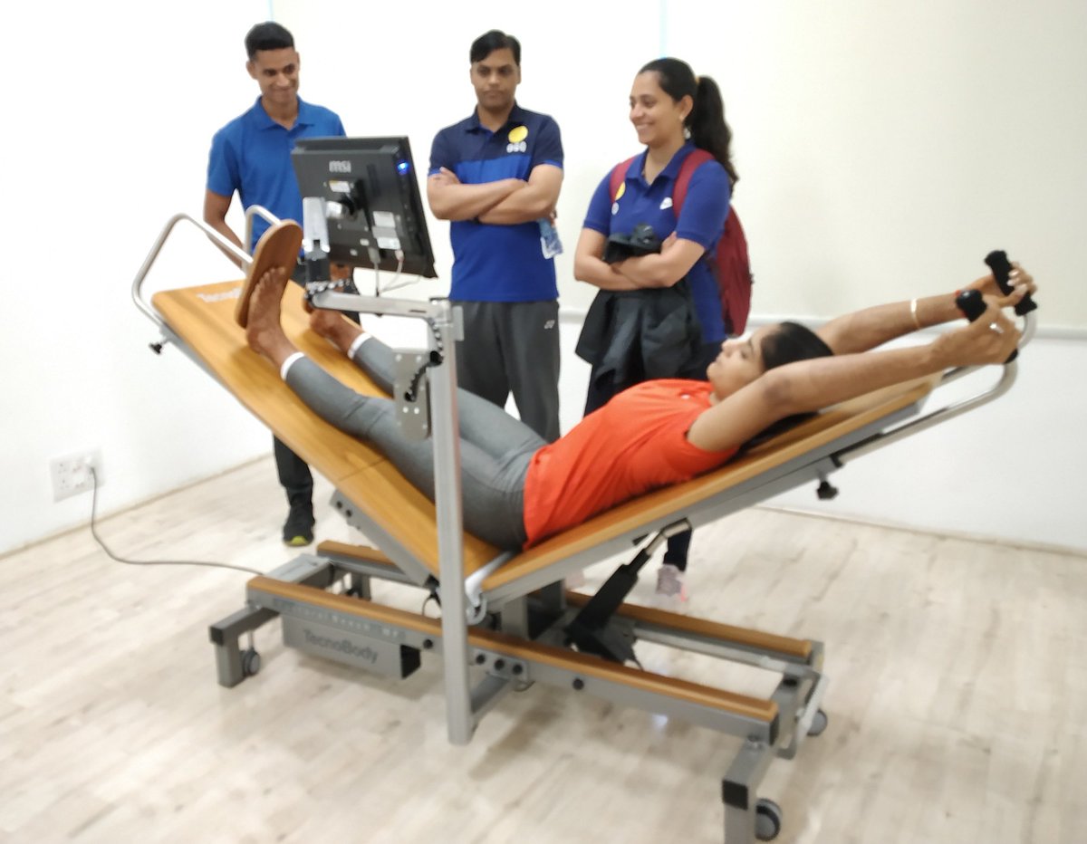 abtpindia's tweet photo. India’s star #wrestler @Phogat_Vinesh recently visited #ABTP #Bangalore centre for a full body assessment. Her comprehensive #biomechanical analysis took place on @tecnobody_it #WalkerView, #StaticProkin, #DynamicProkin &amp; #PosturalBench, &amp; #Dwall!
DM us to get an assessment! https://t.co/qxJKSRtzeW