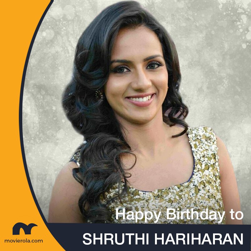 MR2Kannada's tweet photo. Happy Birthday To Sandalwood Actress @sruthihariharan
#ShruthiHariharan #HBDShruthiHariharan #HappyBirthdayShruthiHariharan @MR2Kannada
https://t.co/lg4NfUOR6t https://t.co/GOytI1B26C